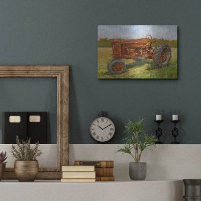 Williston Forge 'Rustic Tractors 2' by Ethan Harper Metal Wall Art