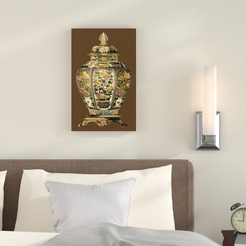 «Small Amber Porcelain II», reproduction d'impression sur toile tendue, H 47 po x l 30 po x P 2 po
