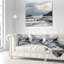 Oreiller de paysage marin sur la plage de Lerici, Italie-30745251-30745255