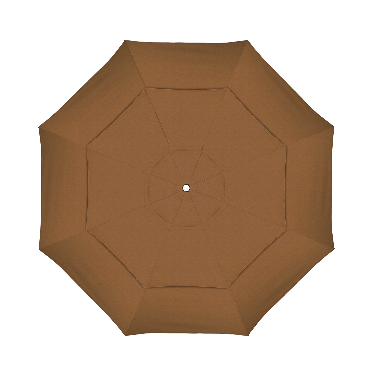 Broadmeade 11' Sunbrella® Umbrella, Matted White, Teak Performance
