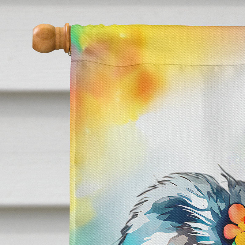 Drapeau de maison de koala hippie