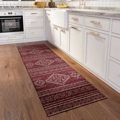 Anazia Chenille Washable Indoor/Outdoor Rug