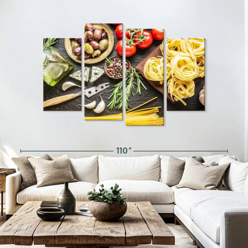 Yarlin Cooking Pasta, 54" H x 84" W