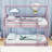 Twin Over Twin Wood Bunk Bed With Ladder, Guardrails And Roof Shaped Design-963208057
