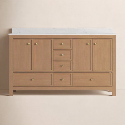 Aura Oak Double Bathroom Vanity