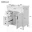 Meuble-lavabo 30 po avec lavabo en céramique-441944241