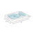 33" Hammered Copper Kitchen 25/75 Double Basin Sink with Matching Drains, and Accessories