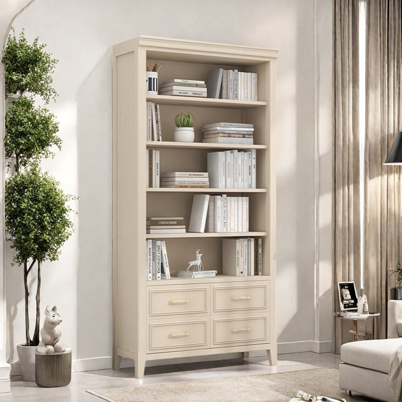 Multifunctional open display storage bookcase, (5 Shelves) 74.8"H x 39.37"W x 13.78"D