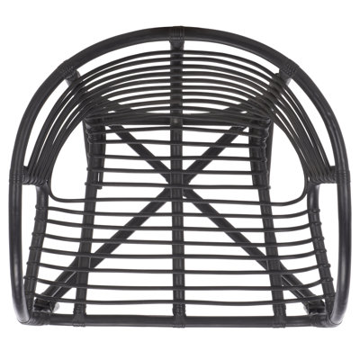 Valeriya Woven Rattan Arm Chair