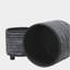S / 2 POT DE FLEURS 6/8 ", NOIR