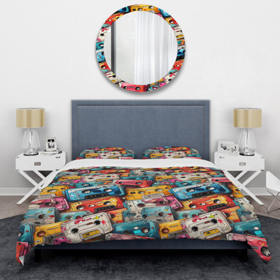 Motif de cassettes Graffiti Pop Art