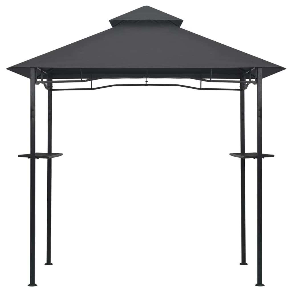 240 cm x 150 cm Grillpavillon Aaranyan aus Stahl