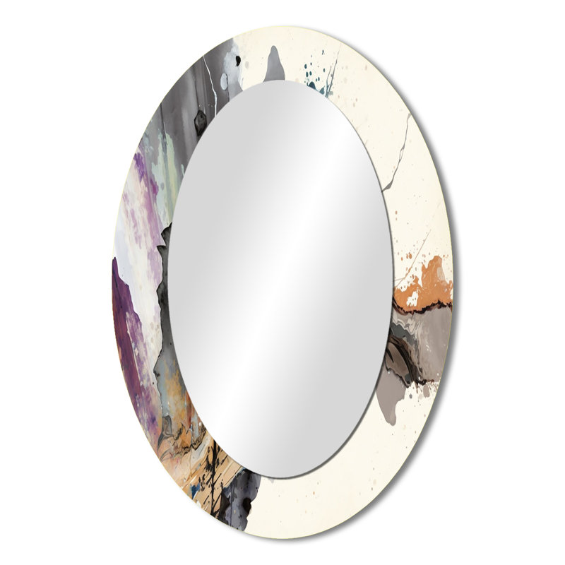 Miroir mural Jazz Rhythms In Grey I, 36 po x 24 po