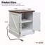 Table de bout Farmhouse avec station de charge-2103584216