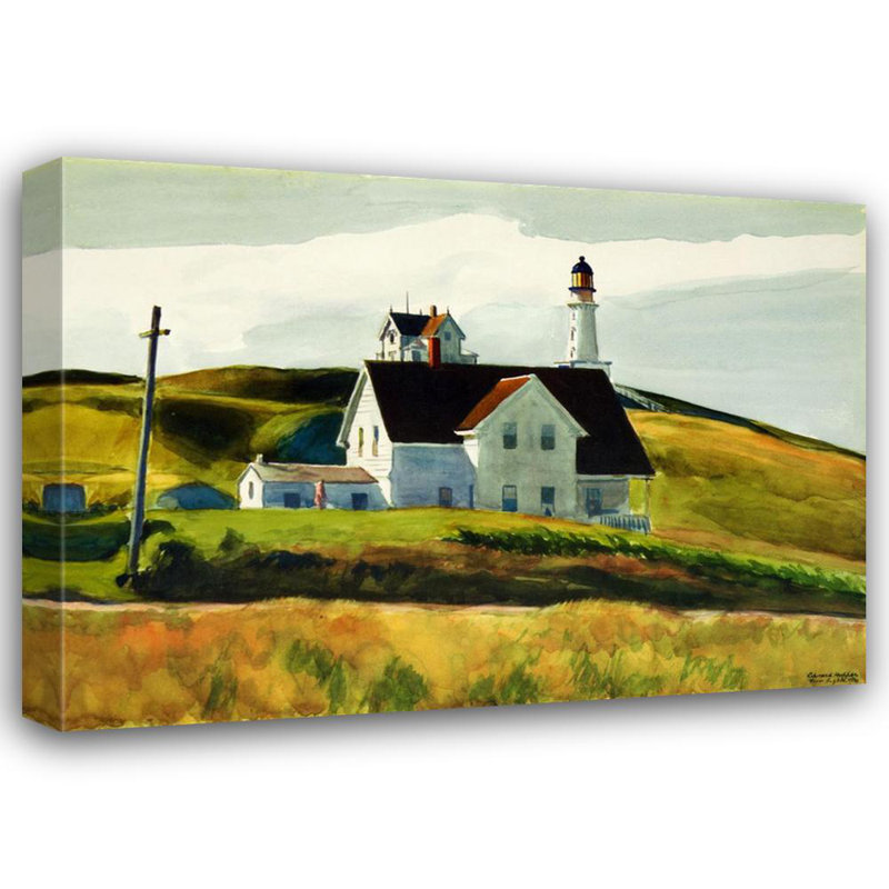 Colline et maisons, Cape Elizabeth, Maine, 1927 MCG-PF1075, H 28 po x l 39 po