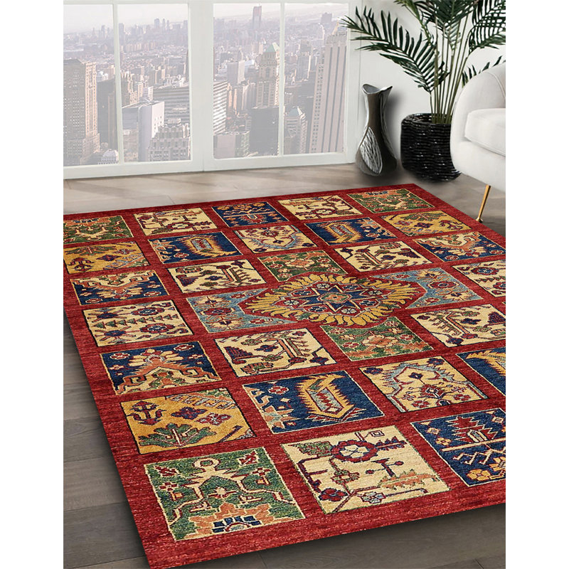 Tapis abstrait moderne 608, Rectangle 6 pi x 9 pi