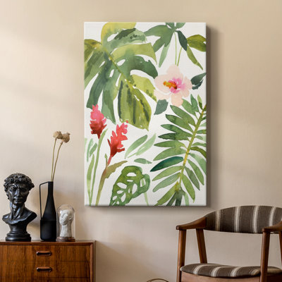 Tropical Farrago I -Custom Wrapped Gallery Cavas
