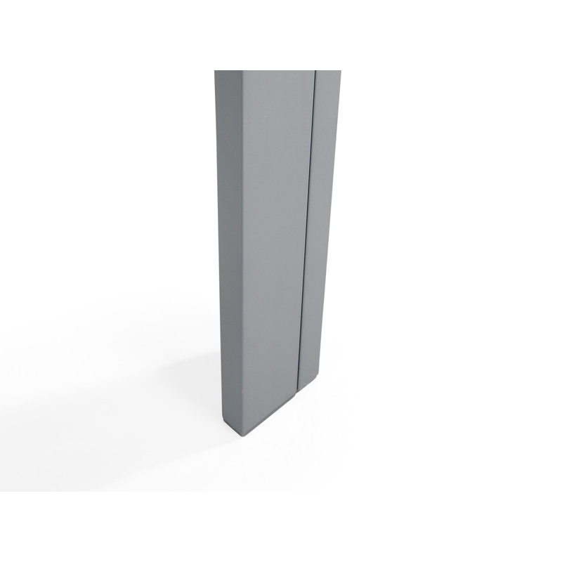 Aluminium Dining Table, Black