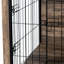 Élégante cage pour chien en bois avec double entrée - Mobilier de chenil intérieur confortable