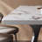 Rock slab rectangular dining table and chairs-102437634