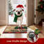 Paillasson de Noël, tapis de porte Merry Christmas absorbant, tapis antidérapant, flocon de neige, tapis de décoration de Noël