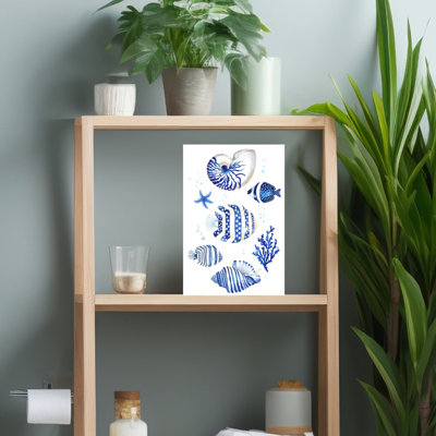 Inspired By The Tranquil Beauty Of The Ocean by Isabelle Brent - Wrapped Canvas Print