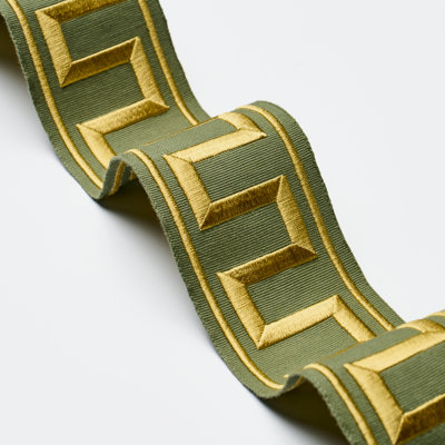 Greek Key Embroidered Tape
