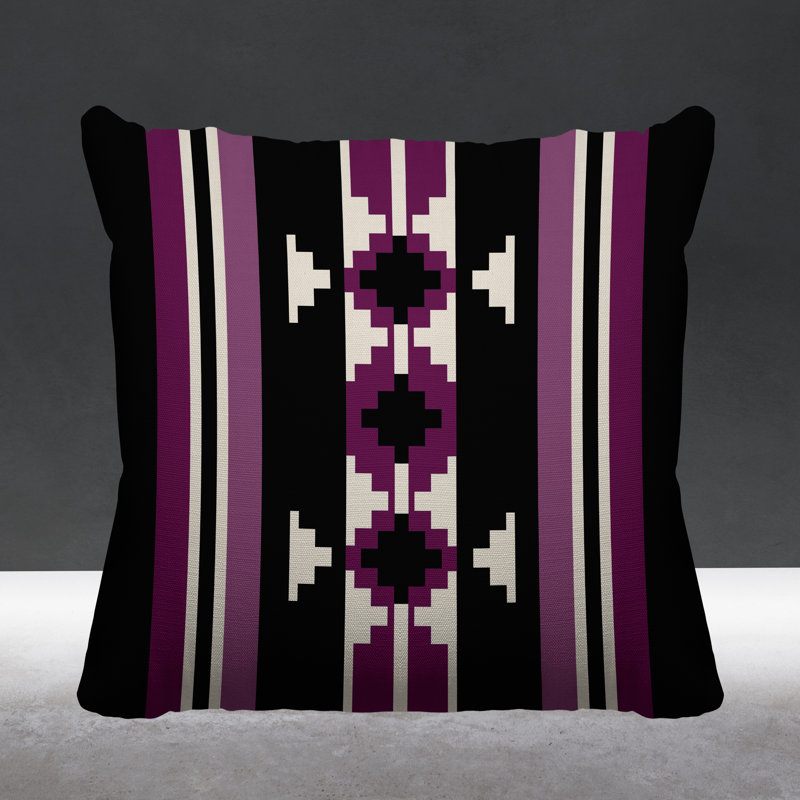 Coussin intérieur / extérieur Sakari, L 19 po x H 19 po, Mauve