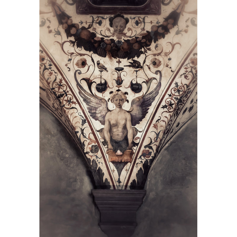 Sphinx de la Renaissance, H 40 po x l 29 po, Naturel