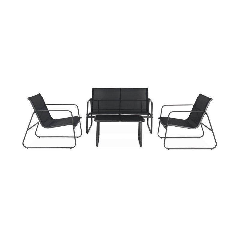 Kayal Metal 4 - Person Seating Group