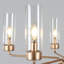 Lustre cylindrique moderne en verre à 5 lumières, à intensité variable-1857912795