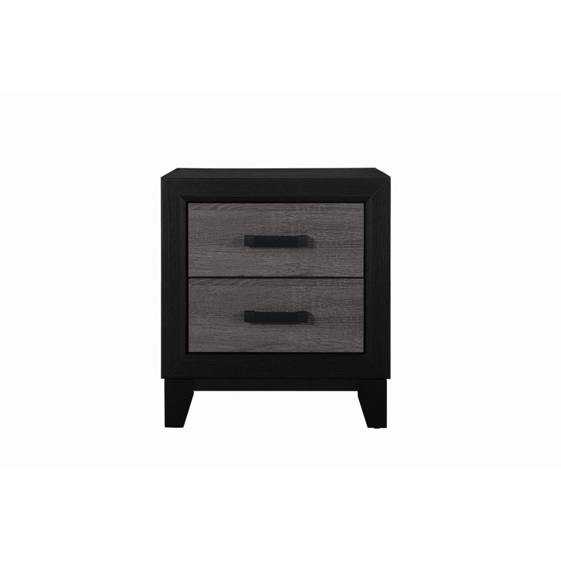 Gris soluto et table de chevet