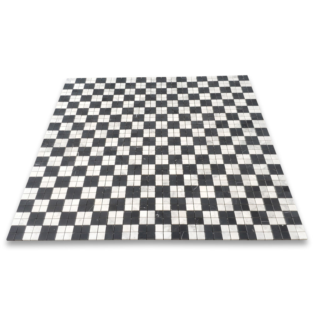 12" x 12" Marble Grid Mosaic Wall Tile