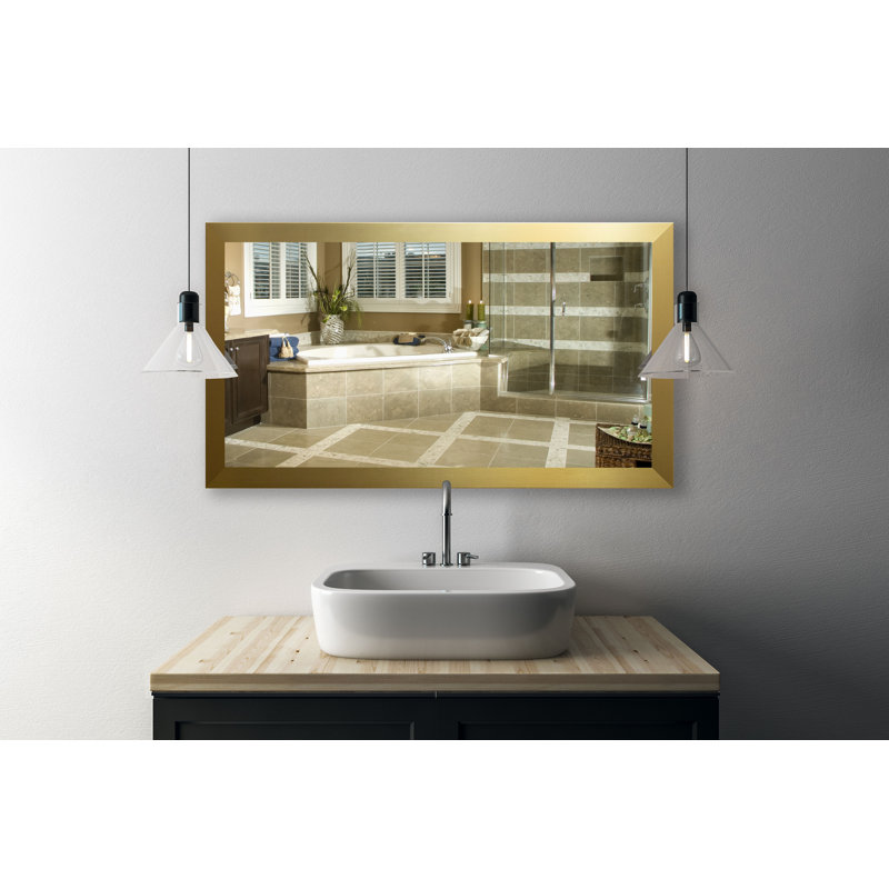 Coles Engineered Wood Flat Wall Mirror, 30" x 49"
