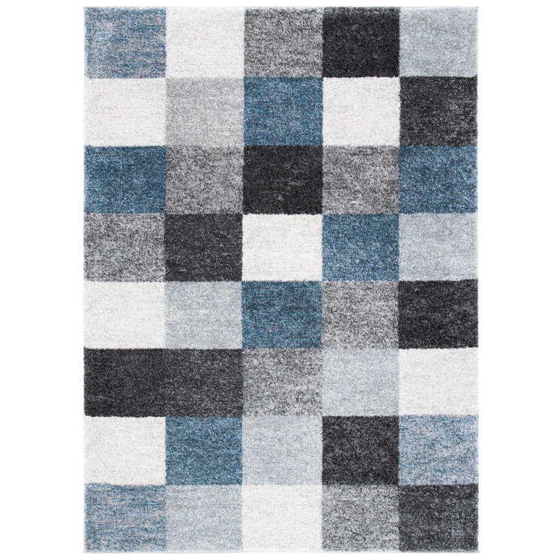 Estreya 500 Performance Geometric Rug, Rectangle 8' x 10'