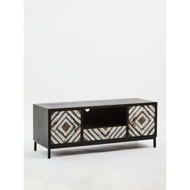 47cm H Media Shelves, Black