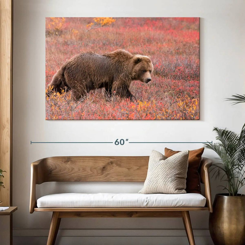 Ours grizzly Brampt, H 34 po x l 51 po