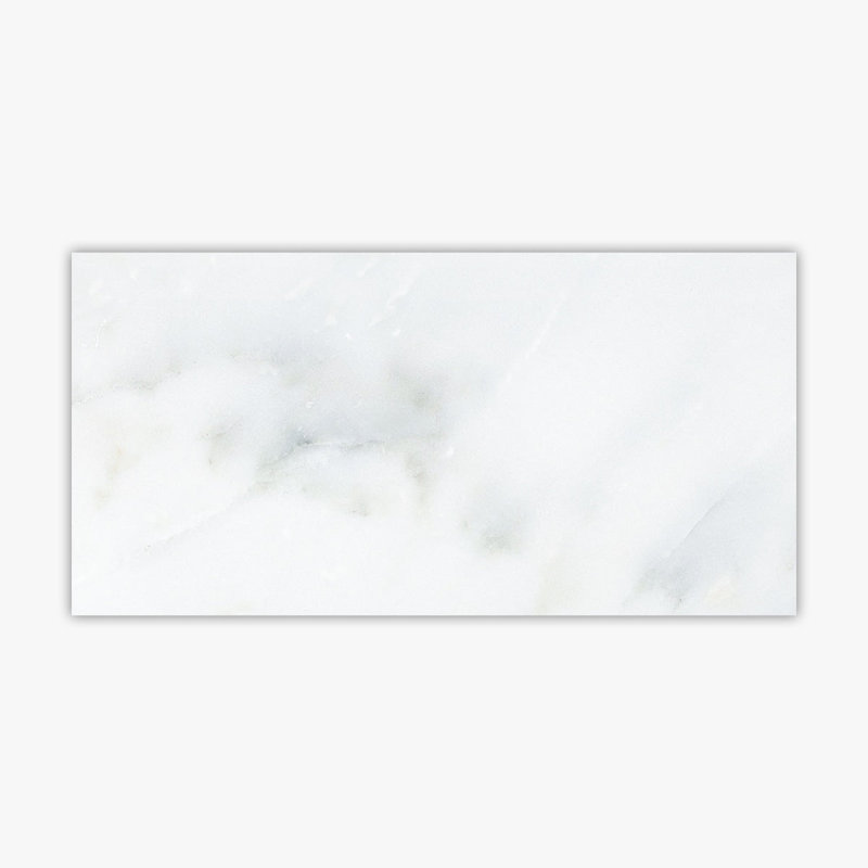 Carreau de marbre et plancher 6 po x 12 po Calacatta