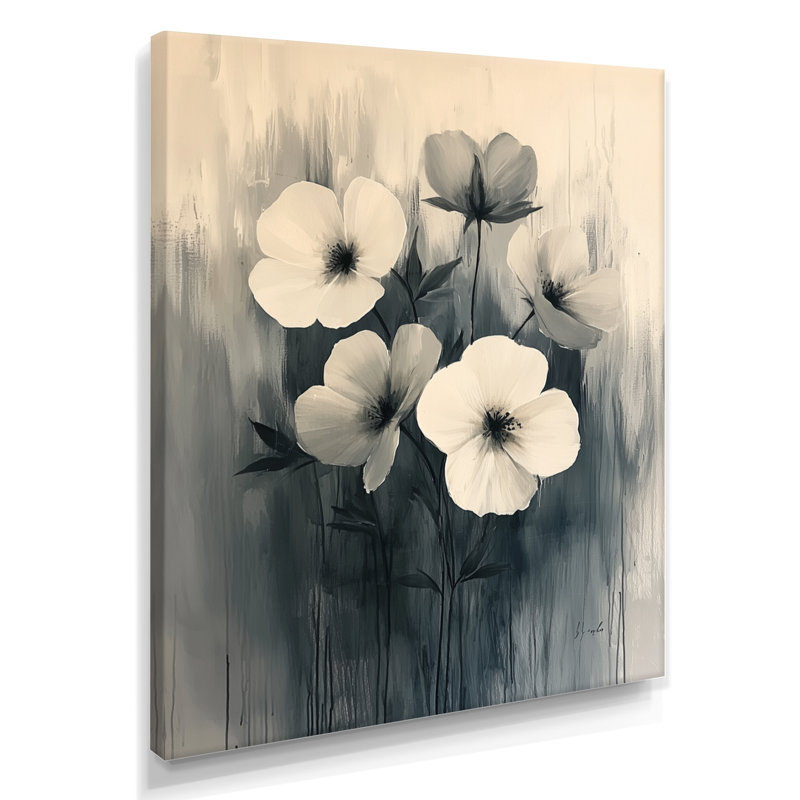 Ahner - impressions sur toile florales, H 32 po x l 16 po, Toile tendue, Ne s’applique pas