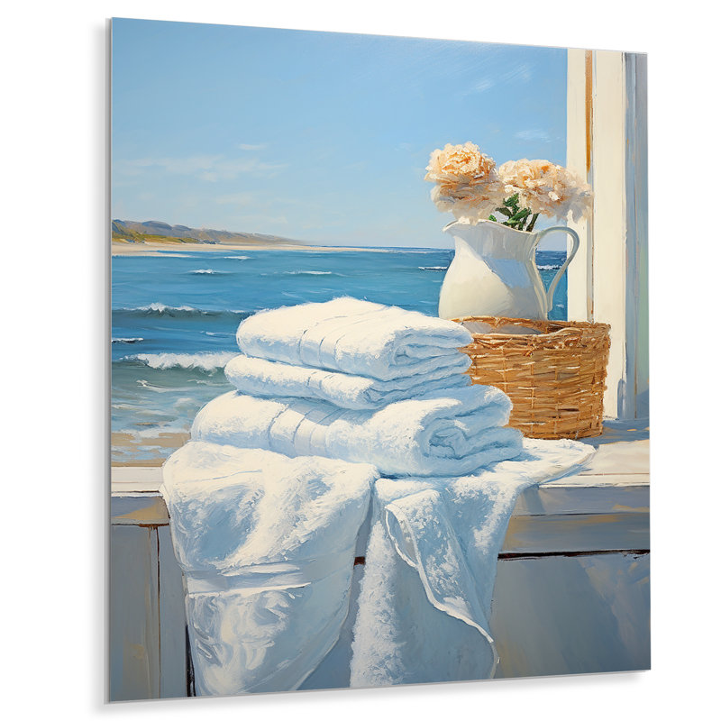 Linge à linge blanc et orange 5, H 20 po x l 12 po x P 1 po