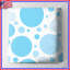 Couvre-lit matelassé bleu et blanc avec cercles de toutes tailles-126175381