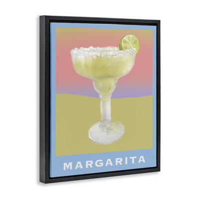 Margarita over Faded Gradient Floating Frame, design by Matthew Piotrowicz