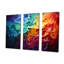 Multicolor Op Art Symmetometric Illusions I - ensemble d'art sur toile Op-107764482-107764483