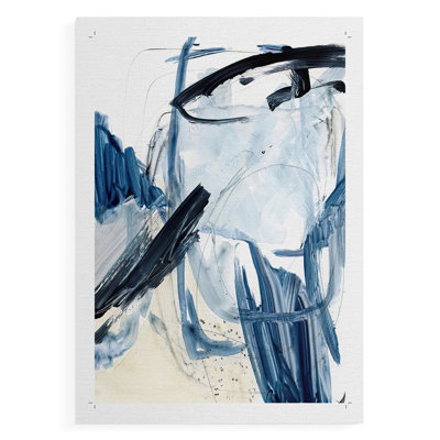 Indigo Swash I - Impression sur toile seulement - NON CADRE