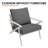 Outdoor 4'' Replacement Cushion Set Back Cushion With Retaining Clip-105494420-105494418