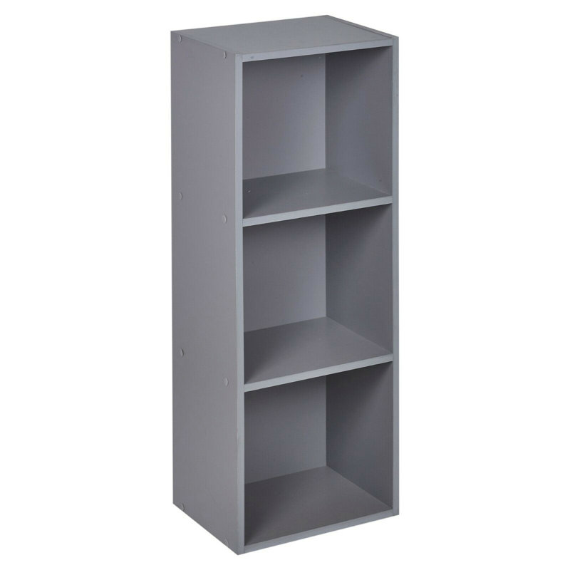 Jaidyn 76.2cm H x 76.2cm W Standard Bookcase, Individual, Grey