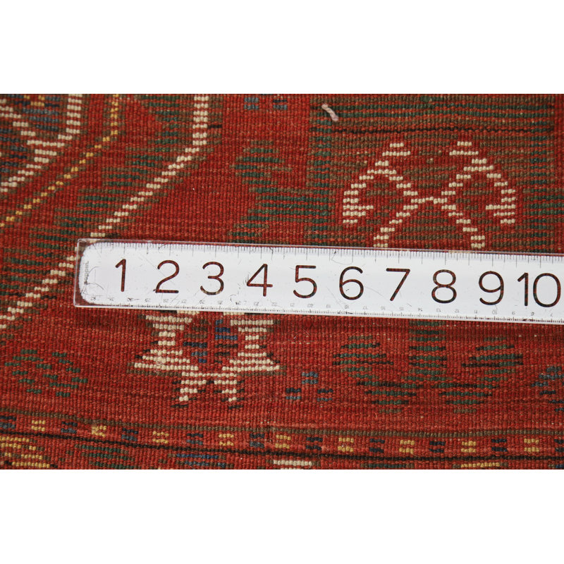 Tapis traditionnel avant teinture végétale pré-1900 4 x 6