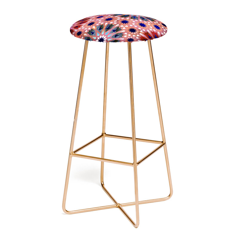 Tabouret de bar 30 po tangier tuile rouge schatzi brown