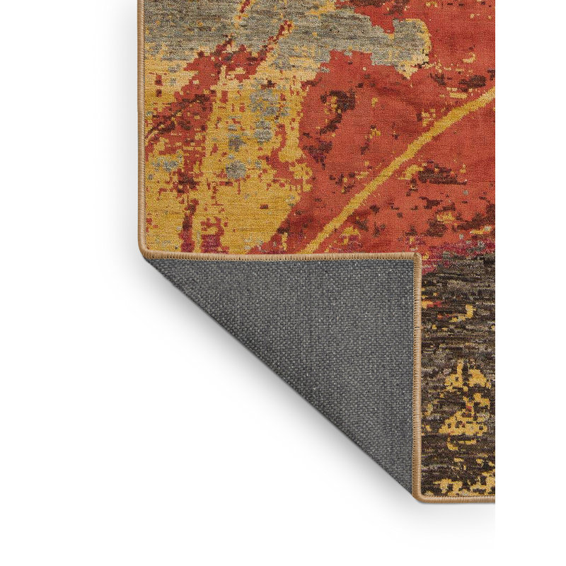 Abstract Indoor Rug, Rectangle 5' x 8'