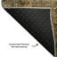 Tapis brun Cerrito AMF593 lavable à la machine de qualité supérieure-105149068